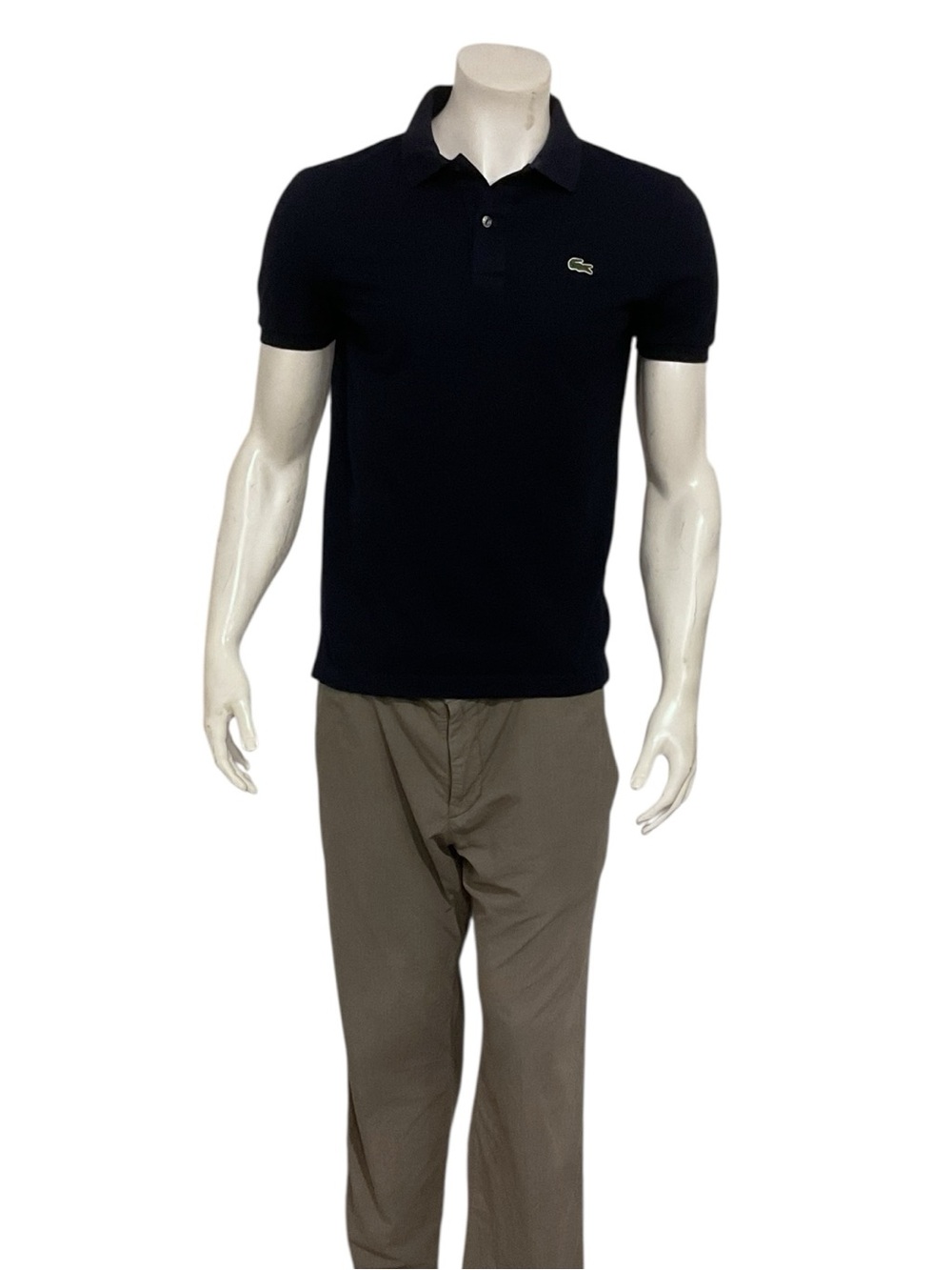 Lacoste Men’s Navy Pique Polo Shirt